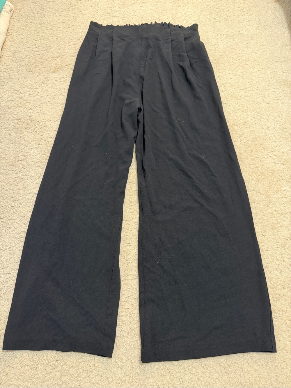 Adrianna Papell Black Elastic Waist Pants